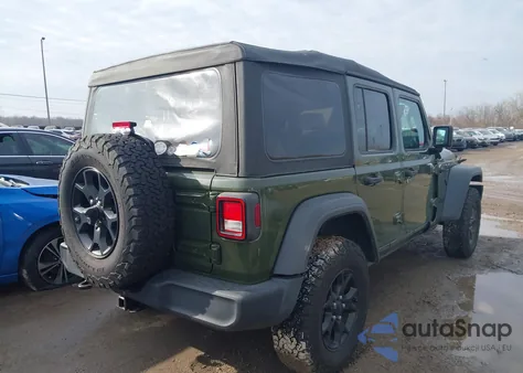 2020 Jeep Wrangler Unlimited Willys 4X4 z USA, uszkodzony, nr VIN 1C4HJXDG0LW287079